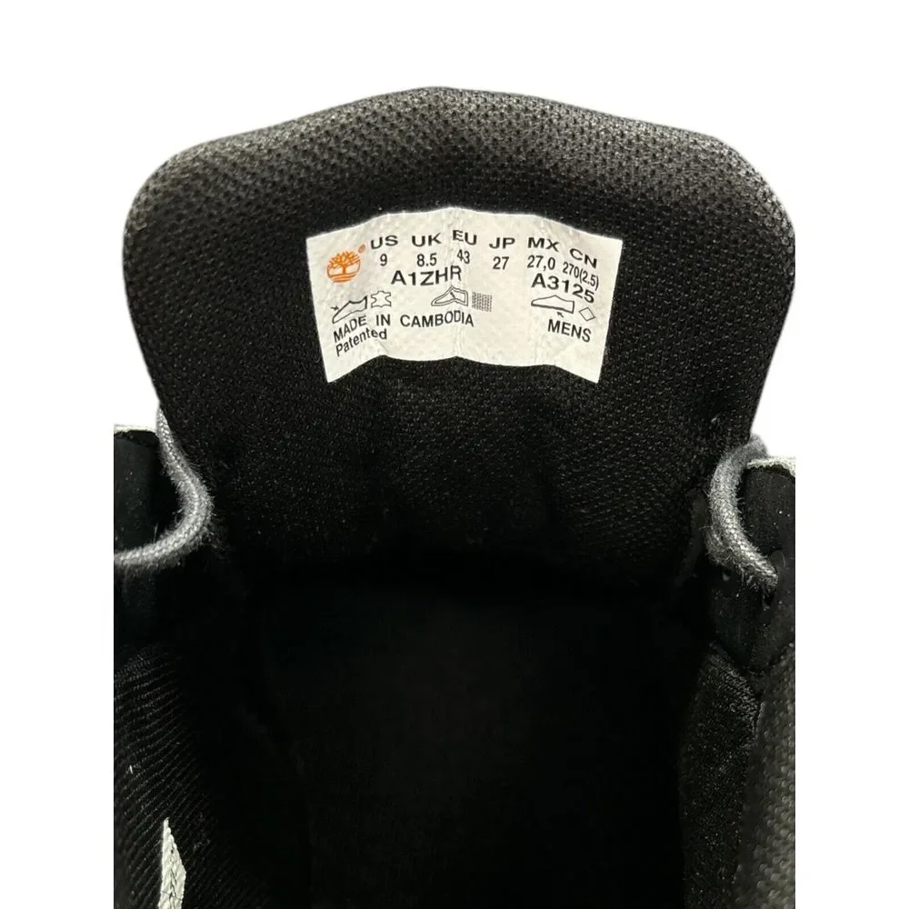 Timberland Men's Black Leather Chukka Lace‎ Up Boots Size 9 A1ZHR - EUC!